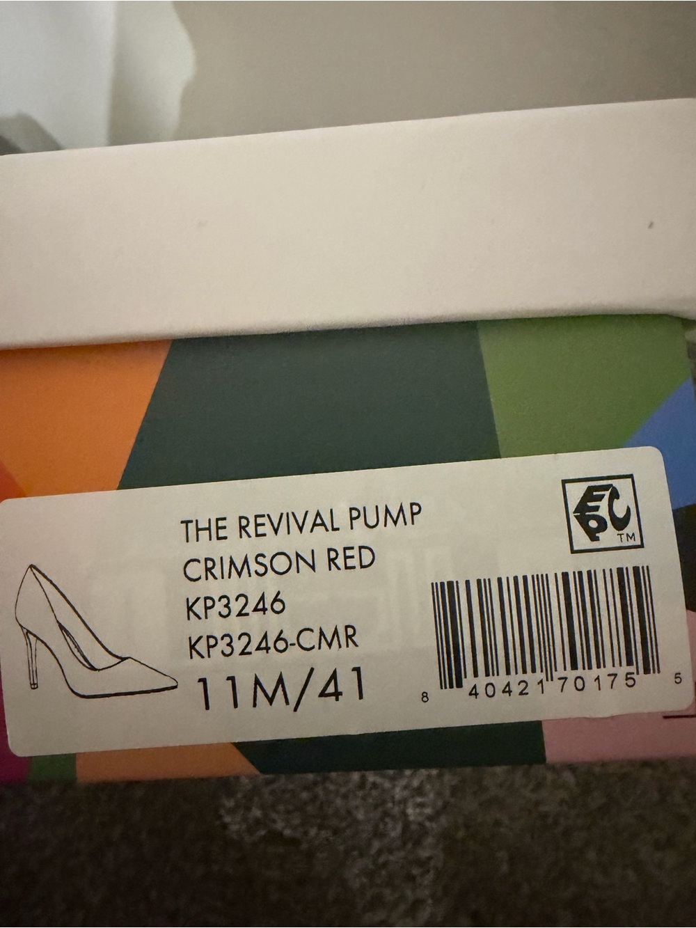 Katy Perry Collections Revival Pump in Crimson Red